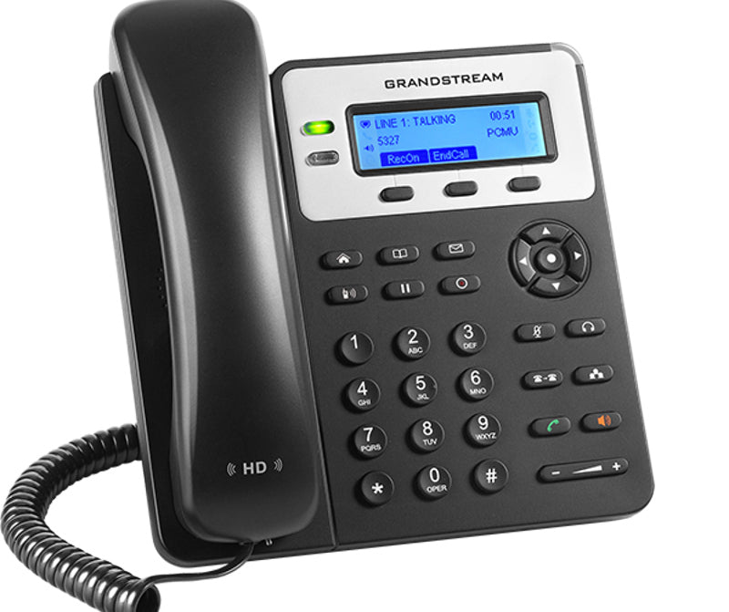 Grandstream GXP1620 2 Line Basic IP Phone, 2 SIP Accounts, 132x48 Backlit Graphical LCD Display, HD Audio - Image 2