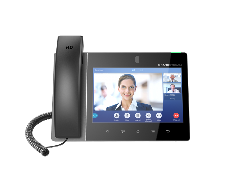 Grandstream GXV3380 16 Line Android IP Phone, 16 SIP Accounts, 1280 x 800 Colour Touch Screen, 2MB Camera, Built In Bluetooth+WiFi, Powerable Via POE - Image 4
