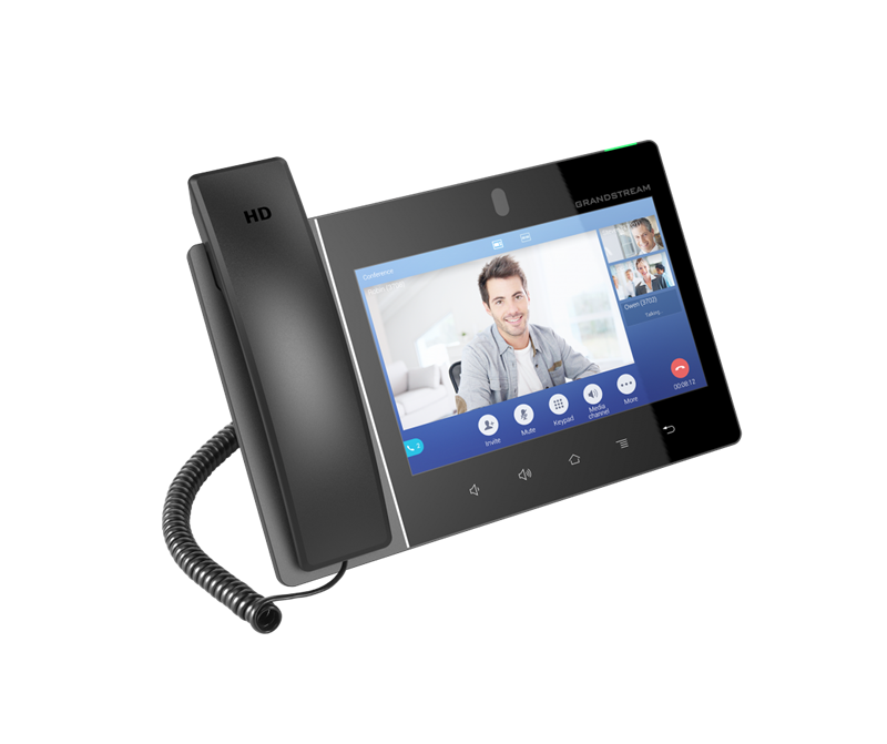 Grandstream GXV3380 16 Line Android IP Phone, 16 SIP Accounts, 1280 x 800 Colour Touch Screen, 2MB Camera, Built In Bluetooth+WiFi, Powerable Via POE - Image 2