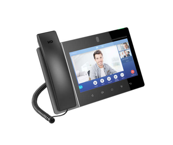 Grandstream GXV3380 16 Line Android IP Phone, 16 SIP Accounts, 1280 x 800 Colour Touch Screen, 2MB Camera, Built In Bluetooth+WiFi, Powerable Via POE