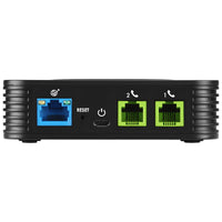 Grandstream HT802V2 2 FXS, 1 FastEthernet is a compact 2-port analog telephone adapter (ATA) that allows users to create a high-quality and manageable - Image 2