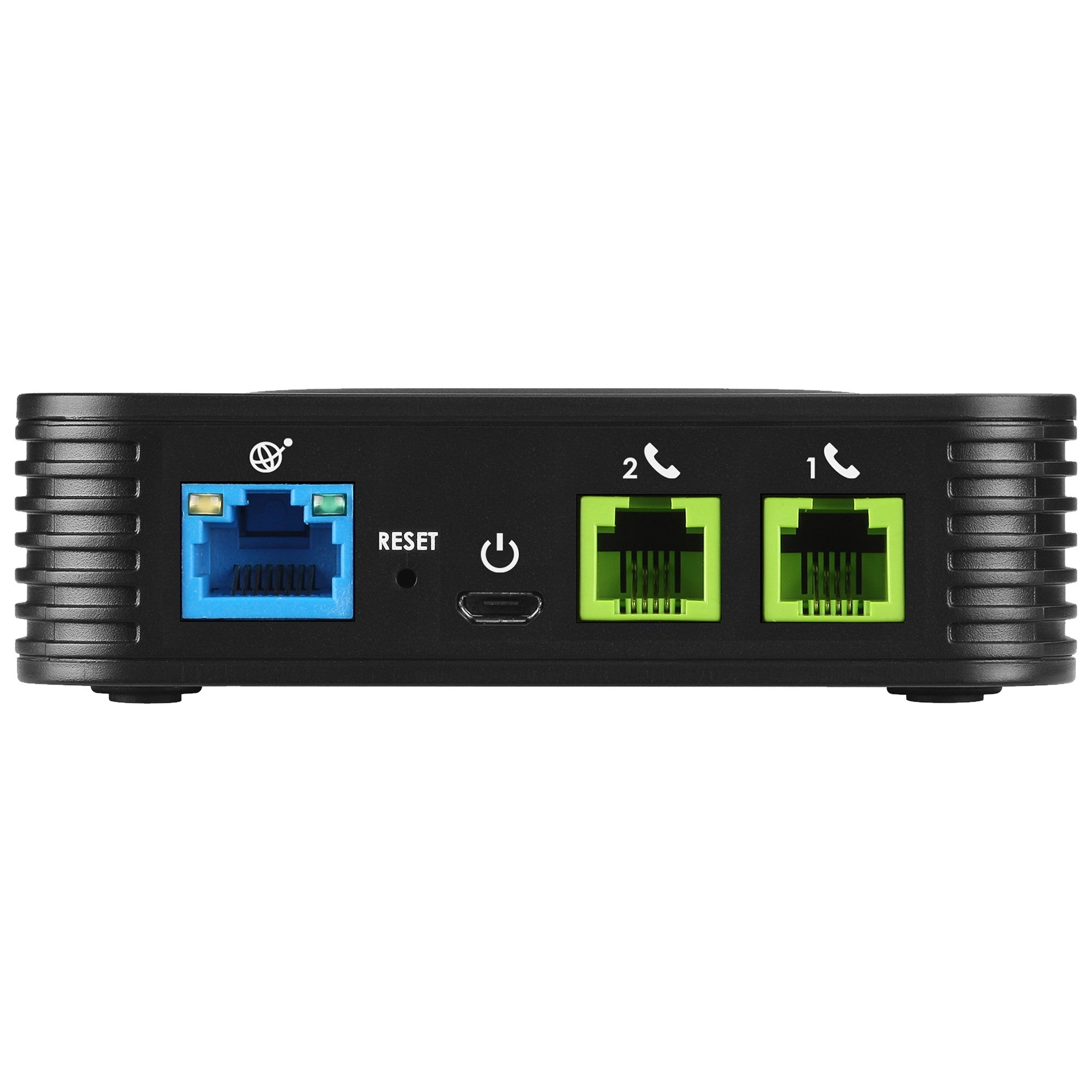Grandstream HT802V2 2 FXS, 1 FastEthernet is a compact 2-port analog telephone adapter (ATA) that allows users to create a high-quality and manageable - Image 2