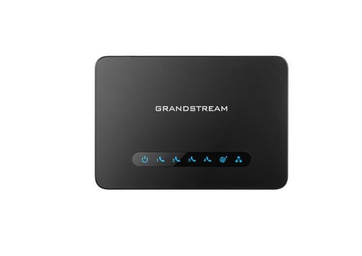 Grandstream HT814 FXS ATA, 4 Port Voip Gateway, Dual GbE Network, Supports 2 SIP, built-in NAT router TLS and SRTP security, Supports 3-way voice - Image 1
