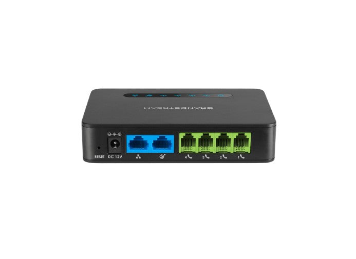 Grandstream HT814 FXS ATA, 4 Port Voip Gateway, Dual GbE Network, Supports 2 SIP, built-in NAT router TLS and SRTP security, Supports 3-way voice - Image 2