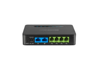 Grandstream HT814 FXS ATA, 4 Port Voip Gateway, Dual GbE Network, Supports 2 SIP, built-in NAT router TLS and SRTP security, Supports 3-way voice - Image 2