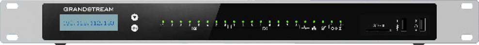 Grandstream UCM6308A IP PBX supporting 8 FXO, 8 FXS, 1500 Users *NO VIDEO Conferencing* - Image 1