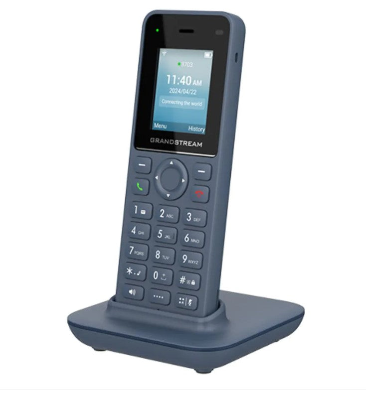 Grandstream WP816 Cordless Wi-Fi IP Phone with Integrated Dual-Band and 6-Hour Talk Time, Bluetooth, Wi-Fi, HD voice, 2 SIP Accounts, 2 Lines - Image 1