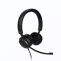 SNOM A310D Corded Headset Duo, Full band audio, High wearing comfort, Lightweight construction, Perfect noise shielding from the surroundings - Image 1