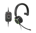 SNOM A330M Over-Ear USB-A Mono Headset, Passive Noise Cancellation, Black, USB/RJ9/3.5 Jack Cable with Call Control, Soft PU Leather - Image 1