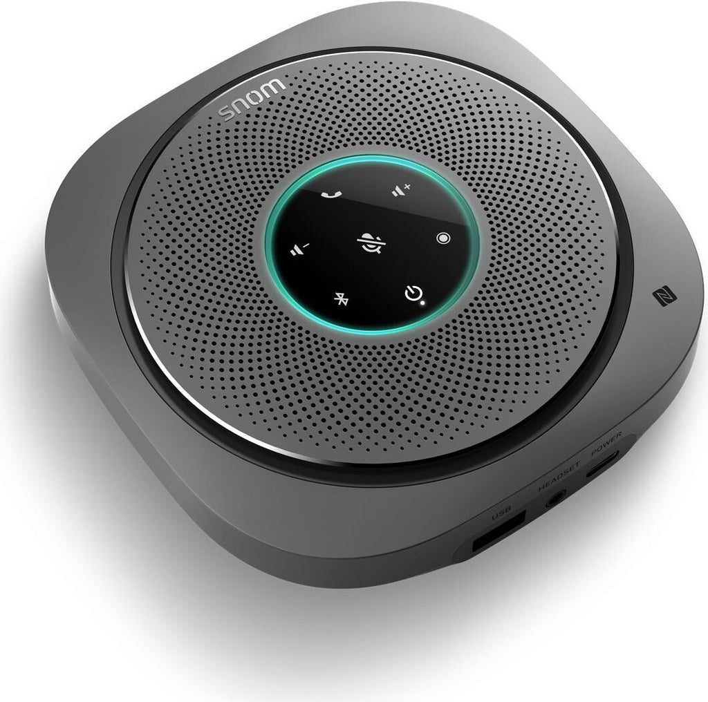 SNOM C300 Mobilel Conference Speaker, Bluetooth, 1.8 metre pickup range, USB, Superior Audio Quality - Image 1