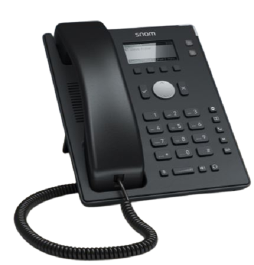 SNOM D120 2 Line IP Phone, Entry-level, 132 x 64px display with backlight, POE, Wall mountable - Image 5