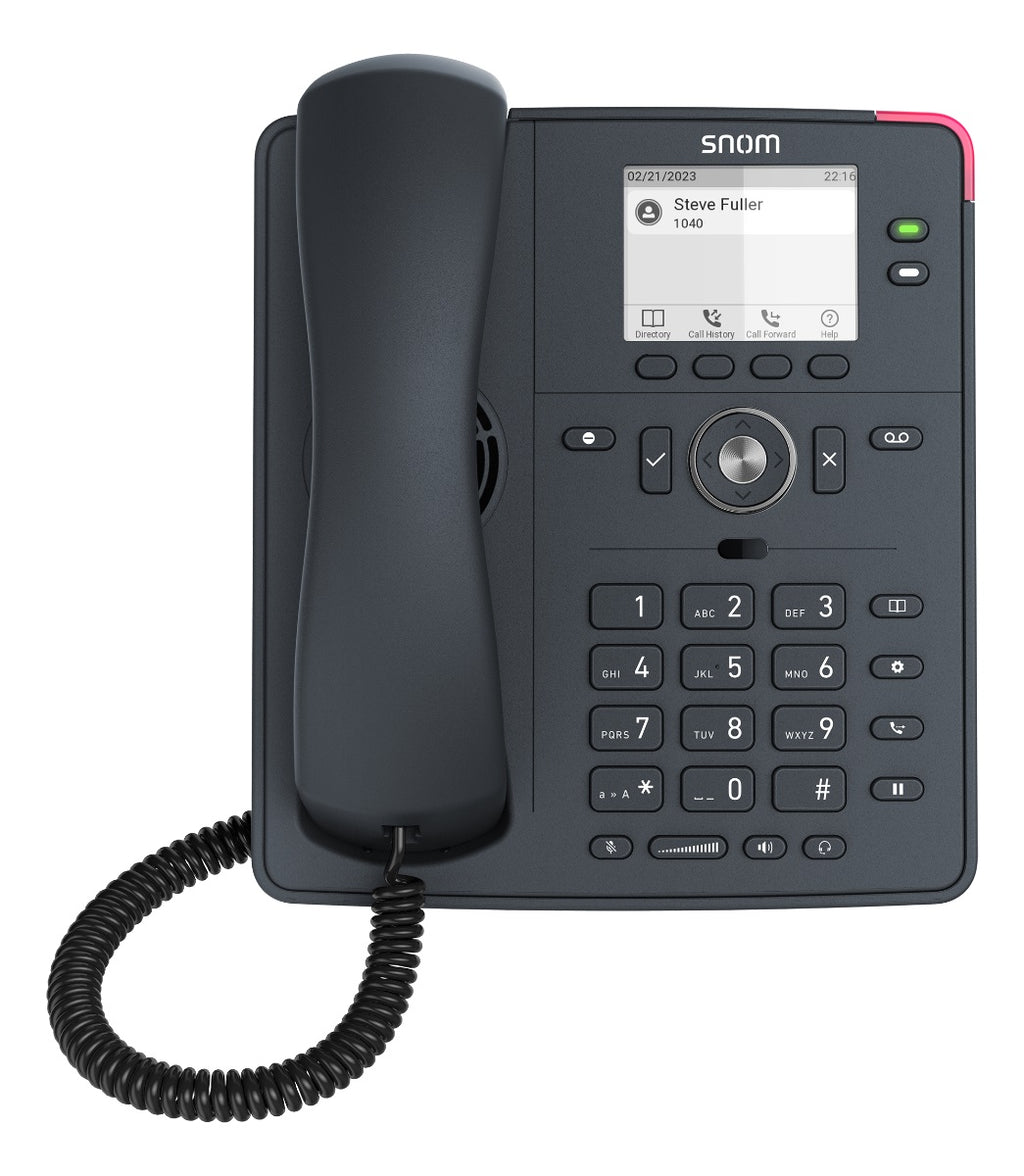 SNOM D140 DeskTelephone, PoE, HD Audio, Cost-effective, 2 SIP Identities, Low Power Consumption (PoE) - Image 1