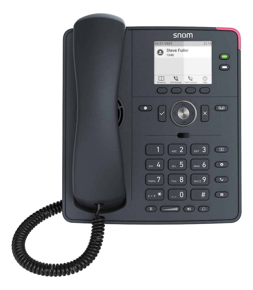 SNOM D140 DeskTelephone, PoE, HD Audio, Cost-effective, 2 SIP Identities, Low Power Consumption (PoE) - Image 1