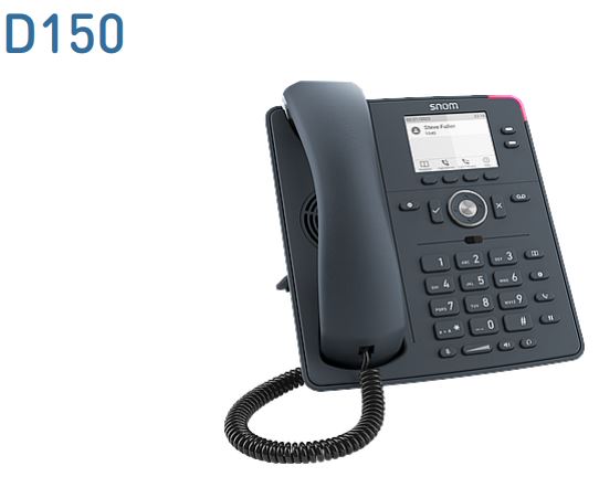 SNOM D150 Desk Telephone, PoE, HD Audio, Suitable For IP Desk Phone, Indoor& Wall Mounting, - Image 4