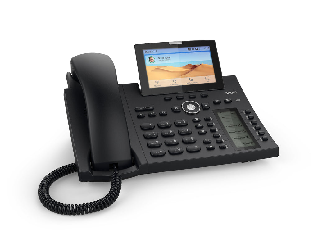 Snom D385N 12 Line Professional IP Phone, 4.3" Hi-Res Display With Backlight - Image 2