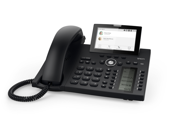 Snom D385N 12 Line Professional IP Phone, 4.3" Hi-Res Display With Backlight - Image 3