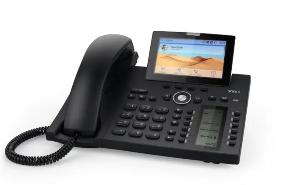 SNOM D385 12 Line IP Phone, SIP Desktop Phone Colour, SmartScreen, Sensor Hook Switch, Bluetooth, USB - Image 3