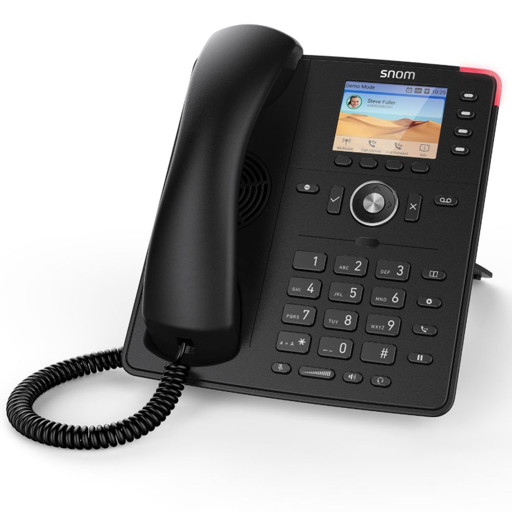 SNOM D713 IP Desk Phone, HD Audio, PoE, TFT Liquid Crystal Display (LCD), Headset Connectable (Include SnomA100M and Snom A100D) - Image 1