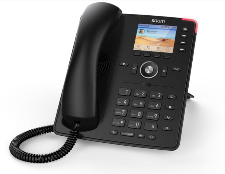 SNOM D713 IP Desk Phone, HD Audio, PoE, TFT Liquid Crystal Display (LCD), Headset Connectable (Include SnomA100M and Snom A100D) - Image 4