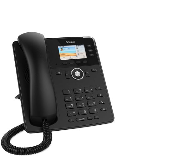 SNOM D717 4 Line Professional IP Phone, Gbit port & 1 USB port, 4 Context-sensitive Function Keys, Wideband Audio - Image 1