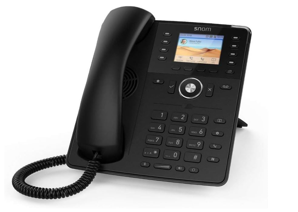 SNOM D735 SIP Desk Telephone, l 2.7 Inch TFT Display, 32 Self-Labeling Function Keys (8 Physical), Black - Image 2