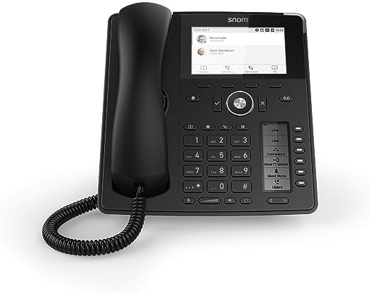 SNOM D785 IP Phone, SmartScreen, 12 SIP Identities, Bluetooth, USB, 48 Self-Labelling Keys, HD Audio Quality - Image 1