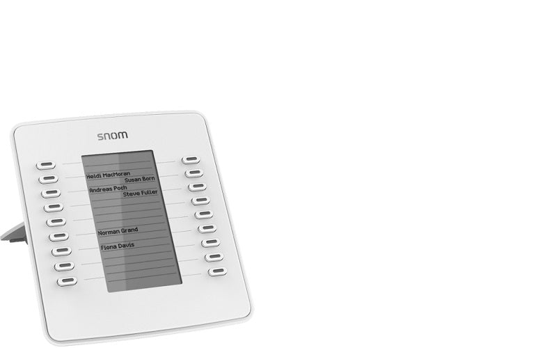 SNOM D7W Expansion Module USB for D785, D765, D745, D735, D725, D717 & D715, White, 18 Freely Programmable, Coloured LED Buttons - Image 5