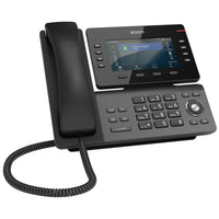SNOM D812 Desk Telephone, 5" color LCD Screen with 8 SIP accounts, GigE ethernet switch, and 1 USB port, 8 (28) Self-Labeling Keys, PoE, 3Y Warranty - Image 2