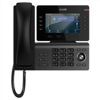 SNOM D812 Desk Telephone, 5" color LCD Screen with 8 SIP accounts, GigE ethernet switch, and 1 USB port, 8 (28) Self-Labeling Keys, PoE, 3Y Warranty - Image 4