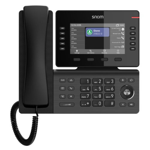 SNOM D815WB IP Phone, 5.5" IPS Color Display, 12 SIP Accounts, HD Audio, Wi-Fi & Bluetooth, USB & PoE, Linux - Image 2