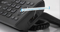 SNOM D862, Large tilting 5 inch IPS colour display, High speed USB 2.0 connection, 8 programmable function keys, Optimised noise reduction HD audio - Image 4