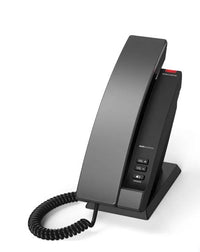 SNOM HD100 Hospitality Phone, Antibacterial housing, Large LED call indicator, Individual labelling via inserts, PoE, HD audio - Image 2