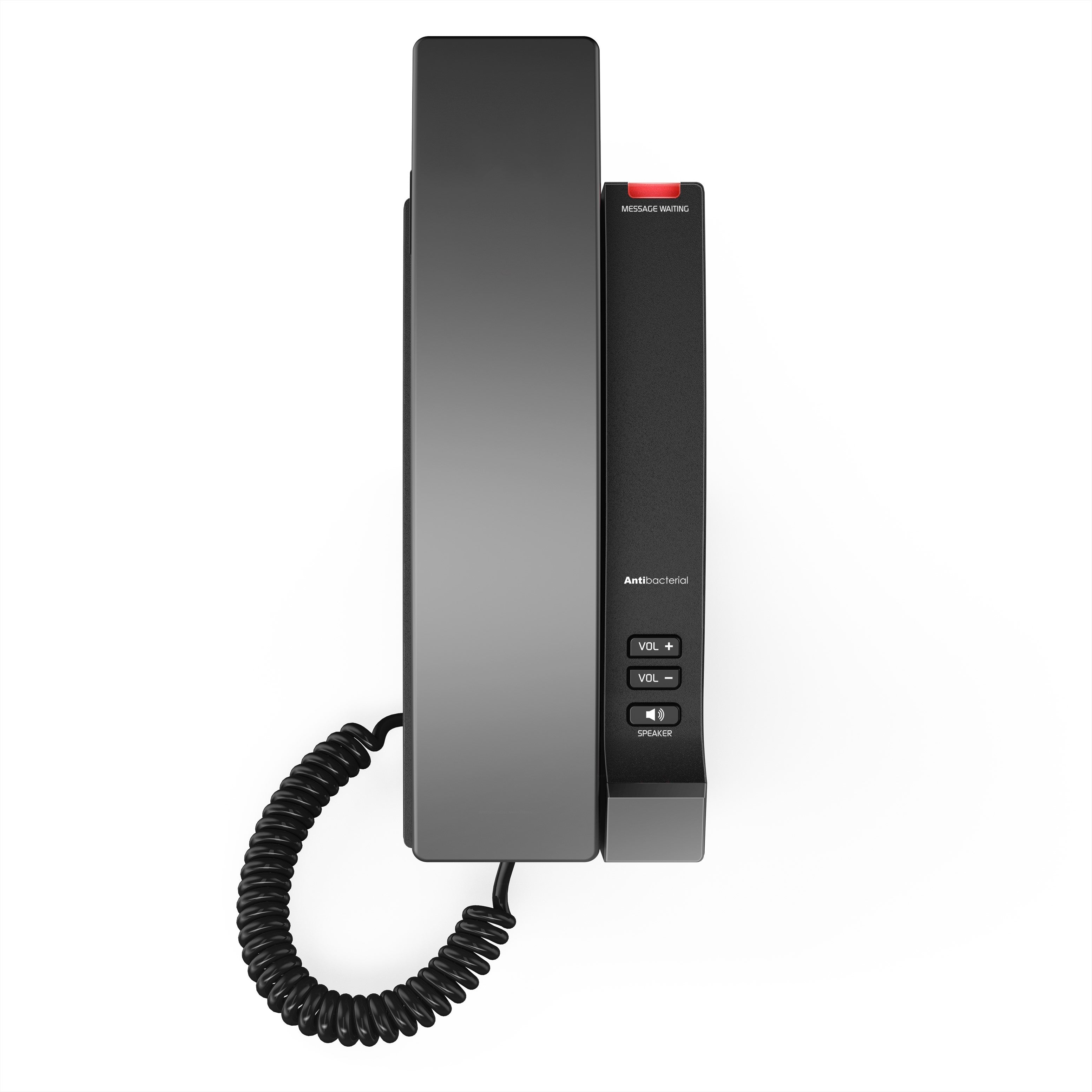 SNOM HD100 Hospitality Phone, Antibacterial housing, Large LED call indicator, Individual labelling via inserts, PoE, HD audio - Image 4