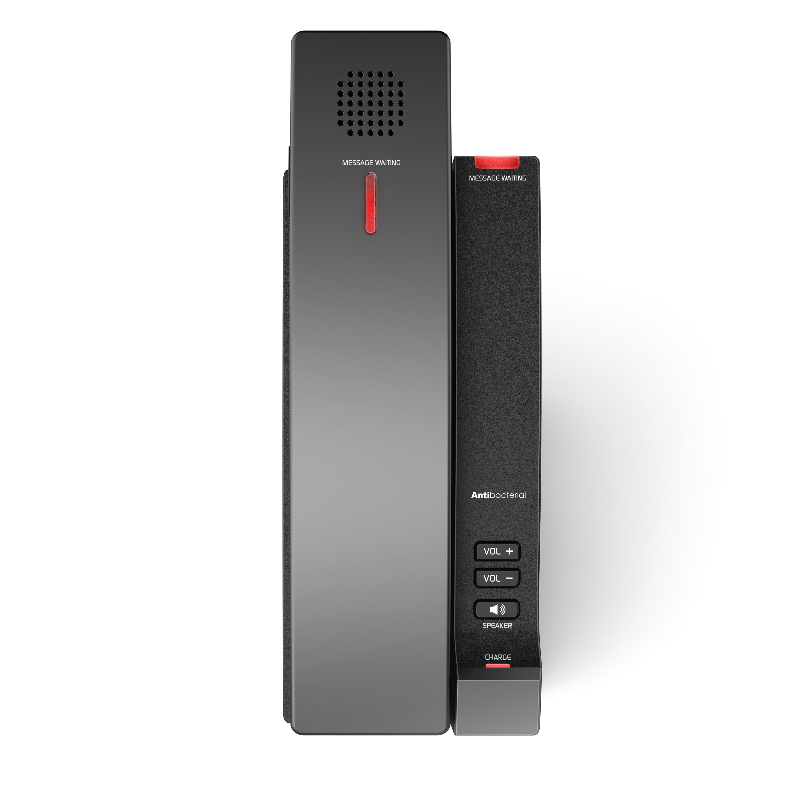 SNOM HD101 Hospitality Phone, Cordless DECT handset, Antibacterial housing, Large LED call indicator, Up to 4 handsets, PoE, HD audio - Image 3