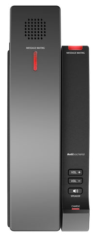 SNOM HD101 Hospitality Phone, Cordless DECT handset, Antibacterial housing, Large LED call indicator, Up to 4 handsets, PoE, HD audio - Image 4