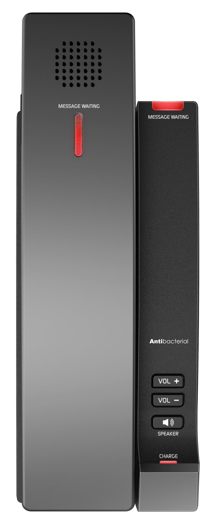 SNOM HD101 Hospitality Phone, Cordless DECT handset, Antibacterial housing, Large LED call indicator, Up to 4 handsets, PoE, HD audio - Image 4