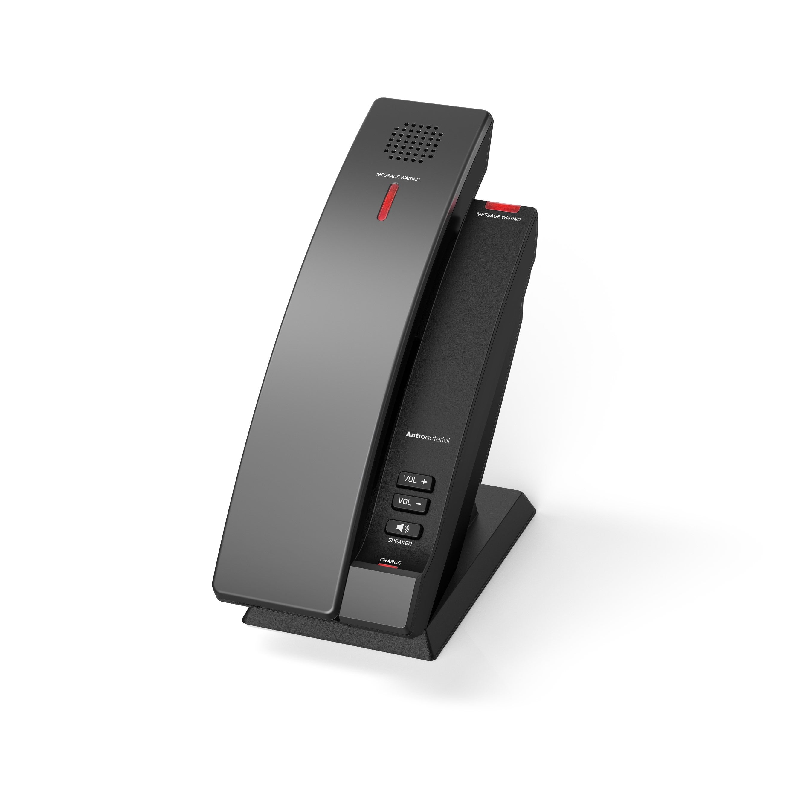 SNOM HD101 Hospitality Phone, Cordless DECT handset, Antibacterial housing, Large LED call indicator, Up to 4 handsets, PoE, HD audio - Image 5
