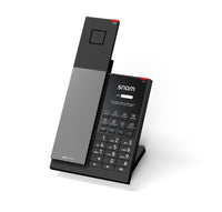 SNOM HD351W Hospitality Phone, Cordless connection via dual DECT & WiFi phone, Large LED call indicator, Up to 5 handsets Antibacterial housing - Image 1