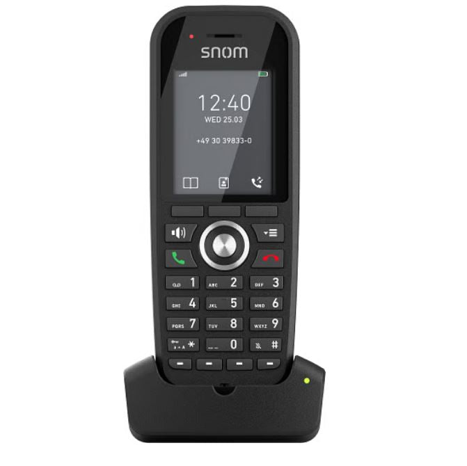 SNOM M30 IP DECT Handset, Multicell Compadible, Backlit Keyboard, Long Stangby Time,  Hold or Forward, Black **Please add IPS-4661-AU** - Image 2