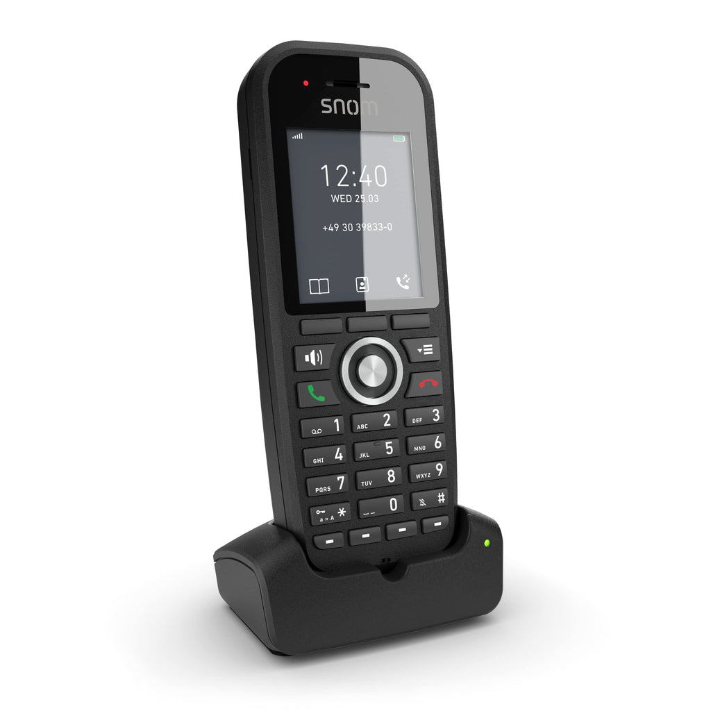 SNOM M30 IP DECT Handset, Multicell Compadible, Backlit Keyboard, Long Stangby Time,  Hold or Forward, Black **Please add IPS-4661-AU** - Image 1