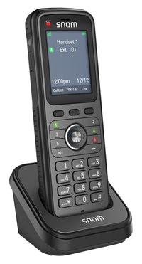 SNOM M56 DECT Handset, 2.4-inch colour display, 6 programmable LED function keys, IP67 protection class, 12 hours talk time, Bluetooth support, SCE - Image 2