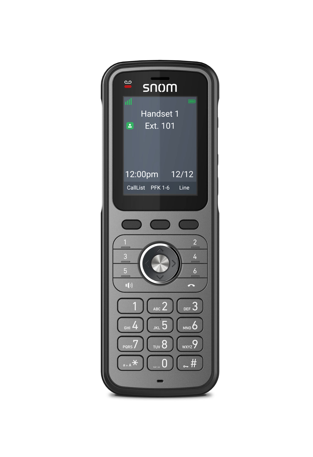 SNOM M56 DECT Handset, 2.4-inch colour display, 6 programmable LED function keys, IP67 protection class, 12 hours talk time, Bluetooth support, SCE - Image 4