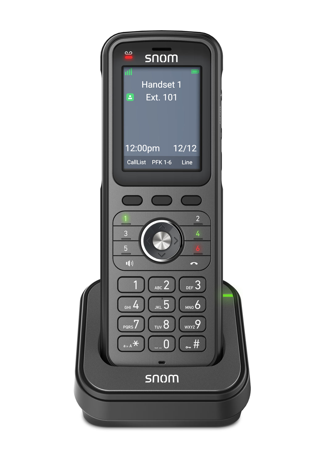 SNOM M56 DECT Handset, 2.4-inch colour display, 6 programmable LED function keys, IP67 protection class, 12 hours talk time, Bluetooth support, SCE - Image 5