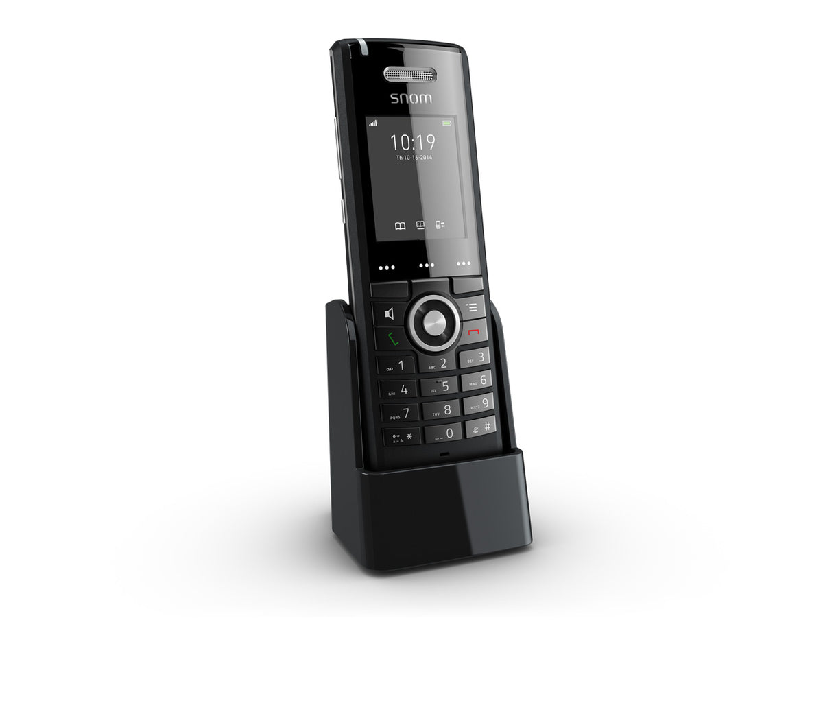 SNOM M65 Professional DECT Handset, Wideband HD Audio Quality Corded (LS), Advanced Voice Quality,  6 Polyphonic Ringtones - Image 1