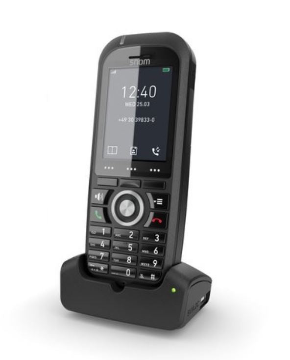 SNOM M70 IP DECT Handset, Bluetooth, Alarm Function, Protective Cover, HD Audio Quality, LCD Color Screen - Image 3