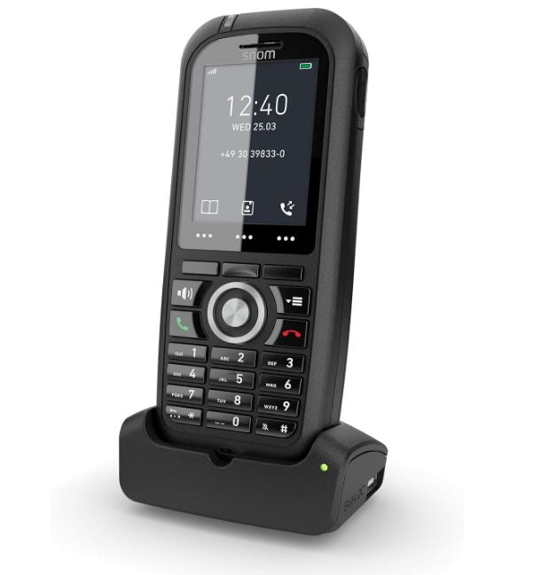 SNOM M80 IP DECT handset, Ruggedized, Bluetooth, HD Audio Quality, Backlit Keypad, Alarm Function, LED Color Display, ADD 4395 - Image 3