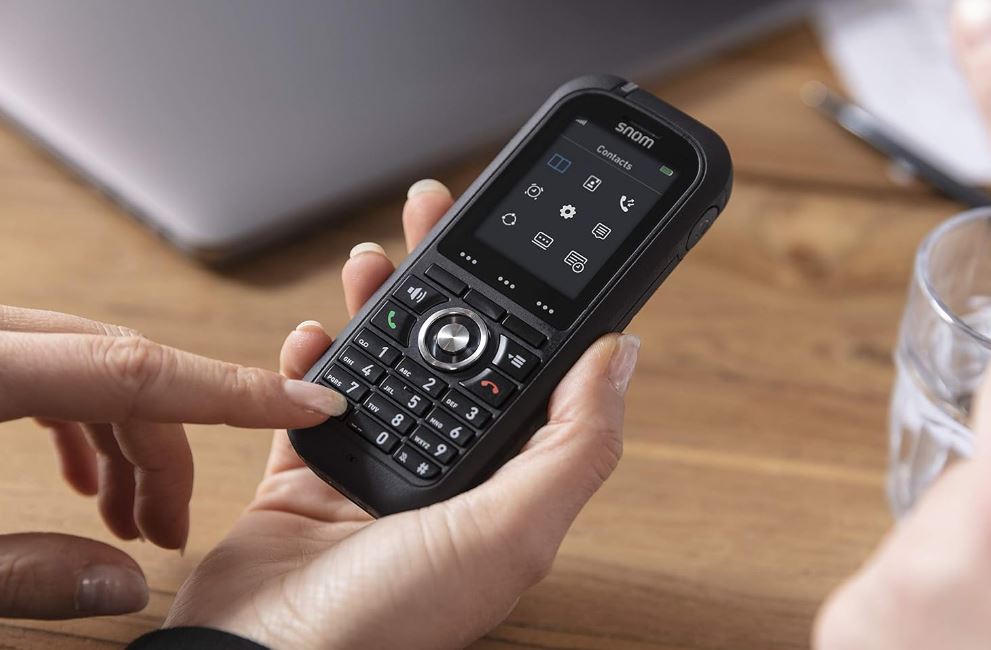 SNOM M80 IP DECT handset, Ruggedized, Bluetooth, HD Audio Quality, Backlit Keypad, Alarm Function, LED Color Display, ADD 4395 - Image 4