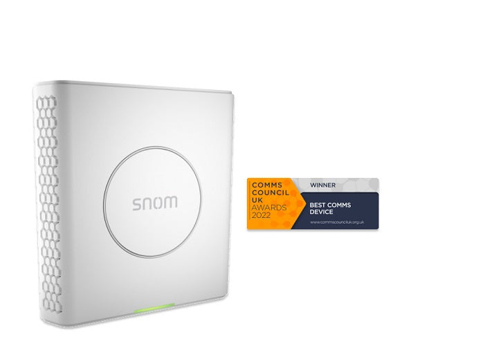 SNOM M900 IP DECT Telephone Multicell Base Station,  PoE, Up To 4,000 Base Stations, Up To 16,000 Handsets, Up To 8 Parallel Calls Per Base - Image 1