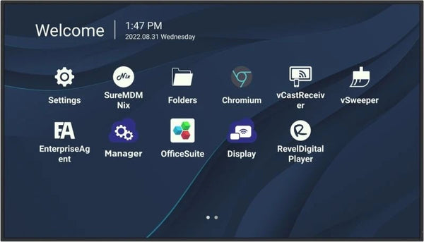 ViewSonic CDE7530 75" 4K Presentation Display, Wireless presentation Single USB-C cable 24/7 video playback Remote management ProAV Portrait display