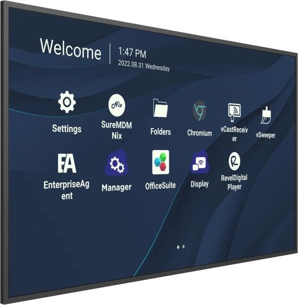 Viewsonic CDE9830 98" 4K Presentation Display, 24/7, Wireless presentation USB-C, Pro AV 2024 3 Years Advance Replacement, VESA 800 x 600 ProAV